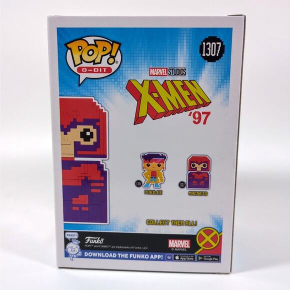 Funko POP! Vinyl Marvel X-Men '97 Magneto 8-Bit Bobblehead 1307 Target Exclusive - Picture 3 of 6